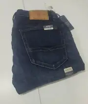 BUFFALO DAVID BITTON BLUE JEANS MENS 30x30 STRAIGHT SIX STRETCH DENIM NEW