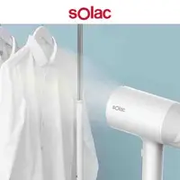 在飛比找PChome24h購物優惠-【SOLAC】二合一手持式蒸氣掛燙機 SYP133CW