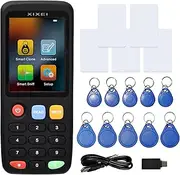 X7 NFC RFID Card Copier Reader Writer Duplicator for Multi Frequency Smart Programming (5 Rewritable Cards, 5 UID Keyfobs, 5 T5577 Keyfobs)