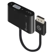 [DP-VGHD4K-ADP] DisplayPort to HDMI/VGA 2 in 1 Adapter Cable Male to 2 Female