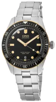 Oris Divers Sixty-Five Automatic Steel Black Dial Mens Watch 733 7707 4354-MB