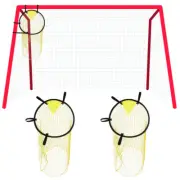 2 Pcs Top Bins Football Targets Soccer Goal Soccer Football Goal Net Soccer