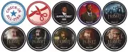 20 Stickers The Hobbit: An Unexpected Journey, Denzel Washington, Ripper Street