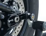 R&G Racing Black Cotton Reels/Paddock Bobbins | Triumph Bonneville Bobber 2020