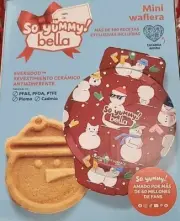 Bella Mini Waffle Maker Christmas, Multicolor, Holiday Edition (SNOWMAN)