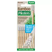 Piksters Bamboo Interdental Brushes Blue Size 5 8 pack
