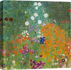 Canvas Print Wall Art Bauerngarten by Gustav Klimt Historic Cultural Illustratio