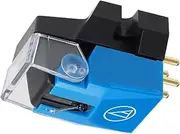 Audio Technica VM510CB Dual Moving Magnet Phono Cartridge with Conical Stylus (Black/Blue)