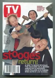 MAG: TV Guide-Three Stooges-Philadelphia Edition-APRIL 2000-VG