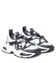 [Dolce & Gabbana Kids] Dolce & Gabbana Kids Mesh Airmaster DG low-top sneakers UK 11 white