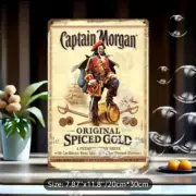 Captain Morgan Tin Sign - Mancave - Bar - Garage - Kitchen
