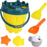 Ｓｉｍｈｏａ Kids Beach Toys Sand Toys Sand Digging Tools Pretend Play for Age 3-10 Boys Girls