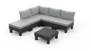 Keter Elements 5 - Seater Modular Lounge Set- Grpahite