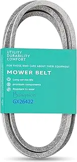 GX26422 Mower Deck Belt Compatible with John Deere Lawn Mower Strap Replacement Heavy Duty, for John Deere Zero-Turn Z355E Z355R Z375,Mower Deck Belt 1/2" x 145.65"