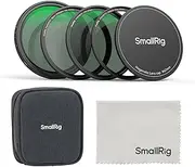 SmallRig 5-in-1 Magnetic 67mm Lens Filter Kit: VND + CPL + Black Mist 1/4 + Threaded Adapter Ring + Magnetic Lens Cover + Storage Bag + Cleaning Cloth, Filter Set for Phone Camera- 4726