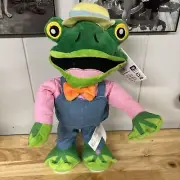 Gemmy FROGZ "My Money Dont Jiggle Jiggle” Dancing Singing Frog Plush 2023 Easter