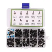 10 kinds Values 180PCS Tactile Push Button Switch micro-trigger Momentary8989