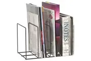 Marbig Wire Instyle Book Magazine Rack Holder 4 Slot Desk Organiser Office Home
