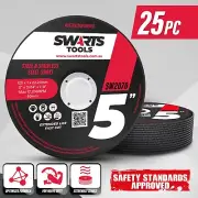 25pc 5" 125mm Angle Grinder Cutting Discs - Thin Cut Off Wheels Disks for Metal