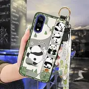 Phone Case Compatible with Kyocera Basio Active3, Anti-dust Soft case Dirt-Resistant Back Cover Kickstand Protective Wrist Strap Wristband