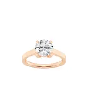 Lab Grown Diamonds 14K Rose Gold 2.00 ct. tw. Lab-Grown Diamond Solitaire Engagement Ring