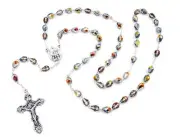 Irish J. C Walsh & Sons, Ireland ROSARY BEADS G530 GREY