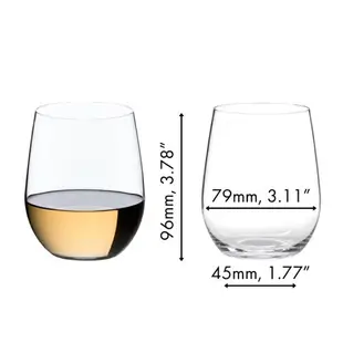 Riedel O系列 Viognier/Chardonnay 維歐尼耶/夏多內 白酒杯 水晶杯 對杯 320ml 2入