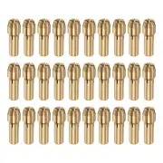 30pcs 1.8mm Brass Drill Chucks Collet Bit Sets for Rotary Tools, 4.3mm Shank