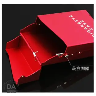 鋁合金 菸盒 彈簧蓋菸盒 霧面金屬質感 香菸盒 菸盒 煙盒 多色隨機 可放打火機