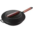 SANHO Nonstick Iron Wok 32cm High Quality Fry Deep Fry Stir Fry Boil New