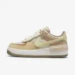 NIKE WMNS AF1 SHADOW [DQ5075-187 女 休閒鞋 經典 燈芯絨 解構 拼接 穿搭 米黃