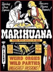 1936 MARIHUANA MARIJUANA POT DOPE MOVIE POSTER WEED FROM HELL POSTER PRINT 11X15