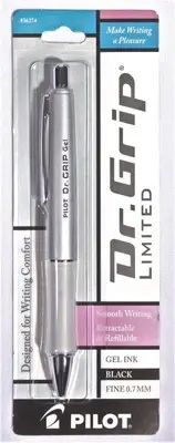 Pilot Dr.Grip Gel Ink Ballpoint Pen Black 0.7mm (Platinum)