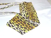 Ecotak Lycra Rugless Tie in Tail Bag - Leopard Print Ecotak