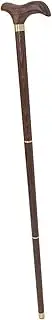 FRCOLOR Wood Walking Cane for Men and Women Handcrafted Wood Walking Stick Wood Staff for Balance Trekking Pole for Seniors Elderly