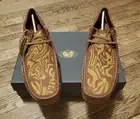 WU-TANG CLAN WU-WEAR BROWN WALLABEE CLARKS SHOES SZ 12 CLARK BRAND NEW IN BOX
