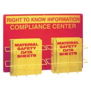 Right to Know Compliance Center, Brady, RK208A, 20"Hx29"W, Free Shipping!!