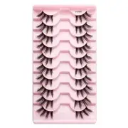 Lashie - False Eyelashes (Various Designs) Y1005 - Black - One Size