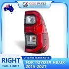 RH LED Red&Clear Tail Lights Rear Brake Lamp For Toyota Hilux SR SR5 2015-2021