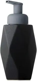 Home Hotel Ceramic Foaming Liquid Distributor Bottle Pressing Foam Packing Empty Bottle Large Capacity 480ML Soap Lotion Shower Dispenser(Black)