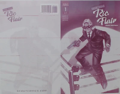 Codename Ric Flair: Magic Eightball #1 - Cover - Magenta - Comic Printer Plate -