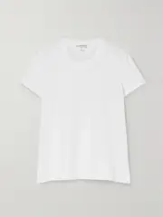 [James Perse] James Perse - Vintage Boy Cotton-jersey T-shirt - White - 2 2 White