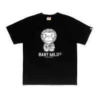 在飛比找蝦皮購物優惠-BAPE AAPE潮牌猿人頭MILO聯名印花純棉短t情侶日系