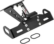 License Plate Holder LED Light Compatible With H CB650F CBR650F 2014-2018 Motorcycle Tail Tidy Fender Eliminator Turn Signal CB CBR 650F(Black)