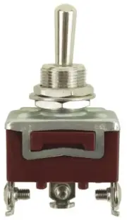 Toggle Switches 2 or 3 Position 1-4 Pole 10-32A Spade Screw Maintained Momentary