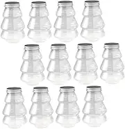 Charming Xmas Tree Candy Jars Empty Juice Bottles for Christmas Biscuits Case