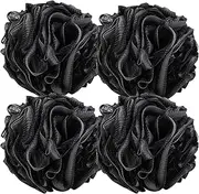 BTYMS 4 Pieces Large Shower Puff Large Loofah Sponge Bath Scrunchie 75g Shower Sponge Body Loofahs Shower Pouf Mesh Pouf for Body