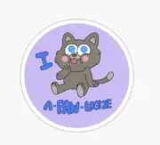 Cat Gravity Falls kitten Sticker decal car laptop cute
