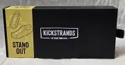 Kickstrands Shoelaces Stand Out Yellow Velvet Gold Aglets By Wear Your Sole NIB