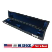 17 Hole Flute Case Hard Wood +Leather Package Case Black Color B Foot